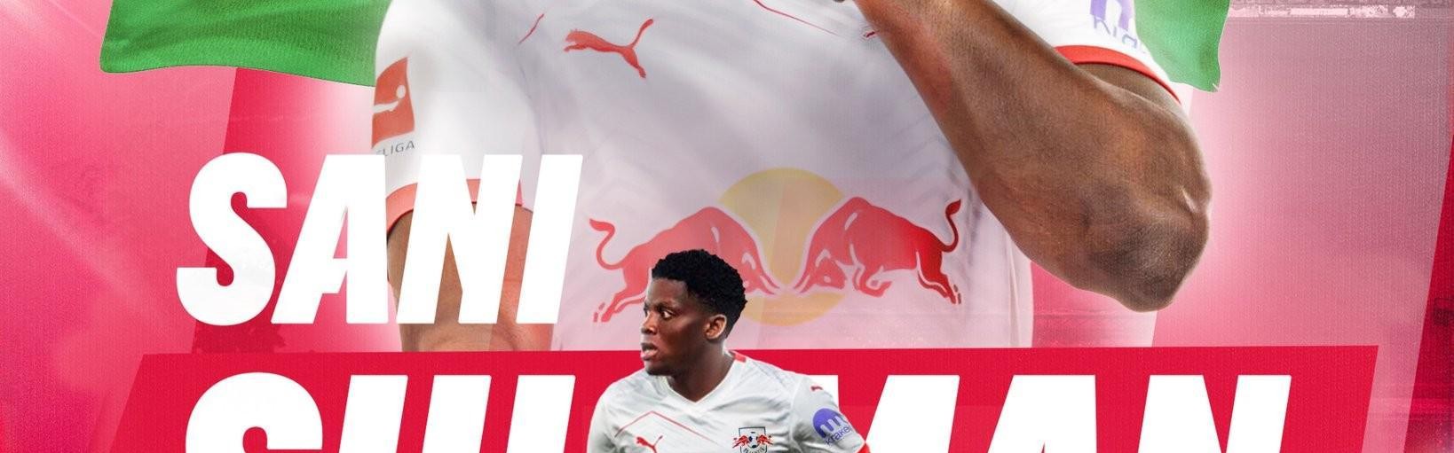 官方：莱比锡签下尼日利亚19岁边锋萨尼-苏莱曼
